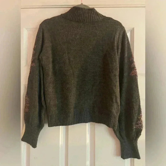 Next Women’s Small Tinsel Christmas Tree Sweater - Picture 5 of 5